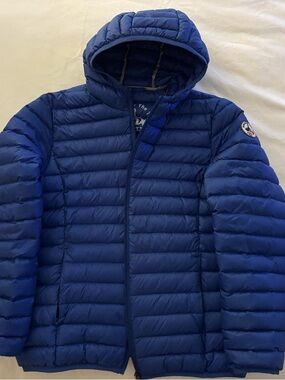 Cobalt Blue Kids Quilted Hooded Puffer Jacket